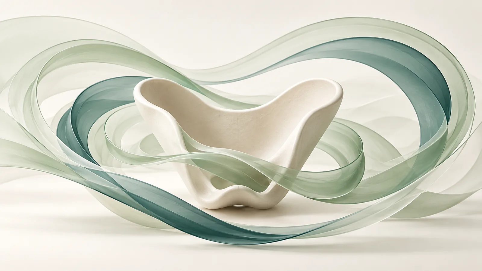 Ilustración conceptual de ondas y activación muscular, sin representar un equipo médico. Imagen generada con IA.